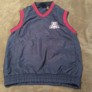 Team Athletics Arizona Wildcats tank windbreaker jersey Size S